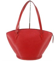 Louis Vuitton Red Epi Handbag