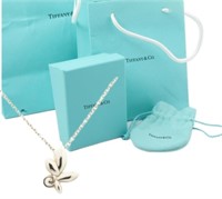 Tiffany & Co. Silver Leaf Necklace