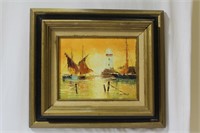 A Signed Oil on Board by P.G. Tiele