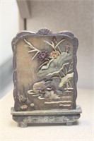 Vintage Chinese Soapstone Plaque