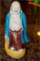 Porcelain or Bisque Laughing Buddha