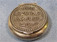 Sterling Silver Tested Farsi Container