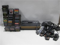Atari Console 46 Games & Accessories Untested