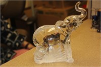 Glass or Crystal Elephant