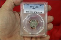 A PCGS Graded 1873 3 Cent