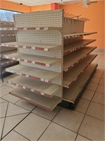 Double Sided Pegboard Gondola 112" x 36" x 60"