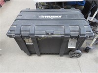 Husky Tool/Storage Chest, w/ handle & Wheels