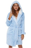 ALEXANDER DEL ROSSA WOMENS FLEECE ROBE