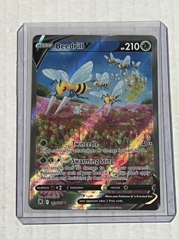 Pokemon Beedrill V Alt Art 161/18