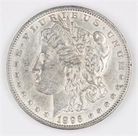 1896 US MORGAN SILVER $1 DOLLAR COIN