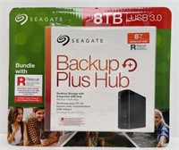 AV - SEAGATE BACKUP EXTERNAL HARDRIVE - 8TB