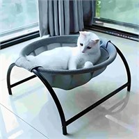 Grey Cat Bed Pet Hammock Bed Free-Standing