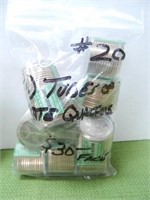 (10) Sealed Tubes of State Quarters ,