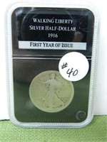 1916 Walking Liberty Half – AG