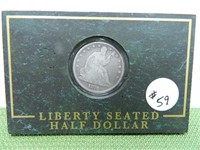 1876 Seated Half Dollar – VG