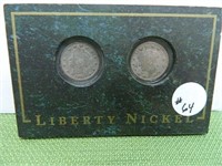 (2) 1912 V Nickels – G