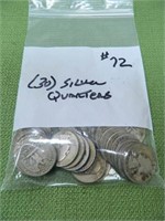 (30) Silver Quarters