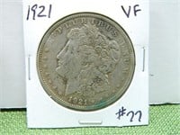 1921 Morgan Dollar VF