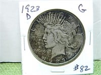 1923-D Peace Dollar – G
