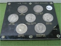 US Half Dollar Type Set – 1836 Bust,
