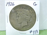 1926 Peace Dollar – G