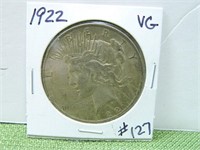 1922 Peace Dollar – VG