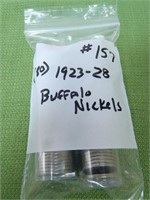 (80) 1923-28 Buffalo Nickels