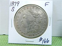 1879-S Morgan Dollar – F
