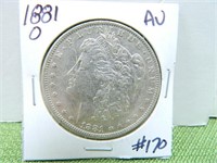 1881-O Morgan Dollar – AU