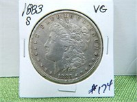 1883-S Morgan Dollar – VG