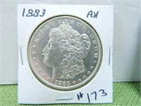 1883 Morgan Dollar – AU