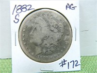 1882-S Morgan Dollar – AG