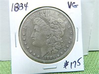 1884 Morgan Dollar – VG