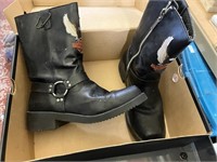 harley davidson motorcycle boots size 5 womens