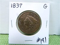 1837 Large Cent – G