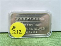 1 oz. .999 Vintage “ENGELHARD” Silver Bar