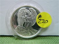 1999 Arch Angel Christmas .999 Silver Round