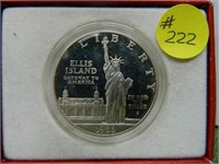 1986 1oz .999 Silver “Ellis Island” Commemorative