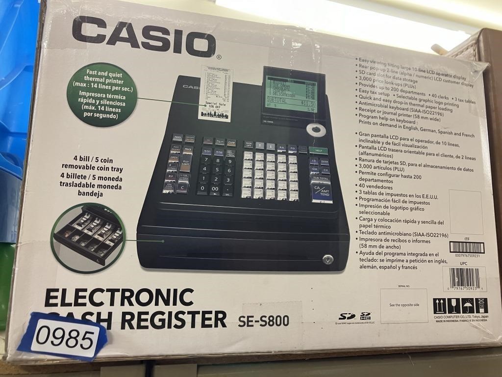 casio electronic cash register