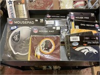 NFL mousepads various teams, tailgater flask