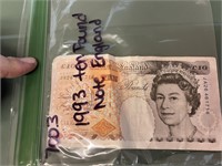 1993 ten pound note England