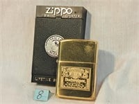 1993 zippo brass  budwieser  nos