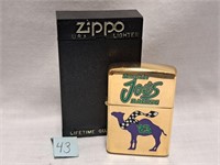 1997 zippo brass smokin joe racing  nos