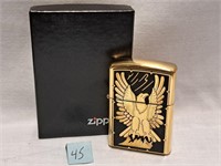 1998 zippo brass eagle  nos