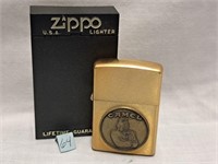 1992 zippo brass camel cigarettes  nos
