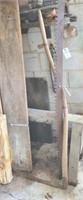 CROSSCUT SAW (NO HANDLES) AND SCYTHE