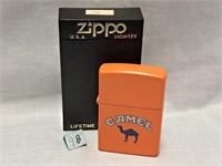 1991 zippo camel  orange  nos