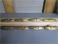 Antique Brass Drawer Pulls,8pc