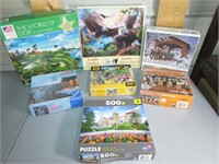 Misc Puzzle Lot,7 Total