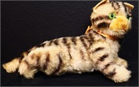 Vintage mohair striped cat doll